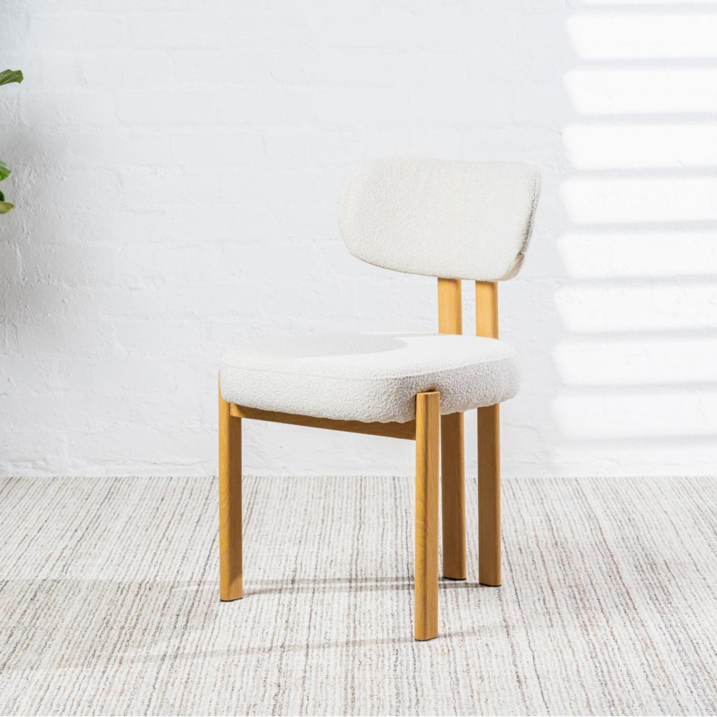 Cancun Metal Dining Chair Set of 2 - Beige