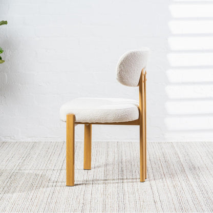 Cancun Metal Dining Chair Set of 2 - Beige