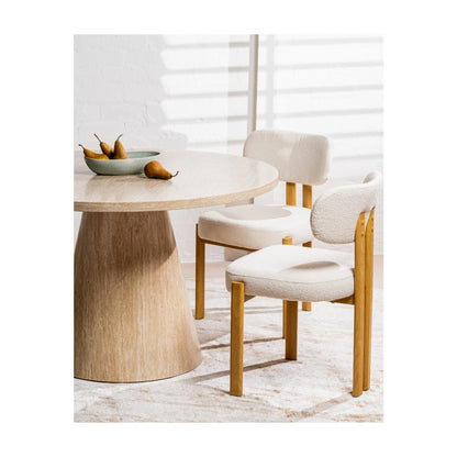 Cancun Metal Dining Chair Set of 2 - Beige
