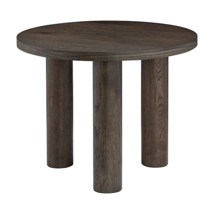 Capri Wood Lamp Side Table - Coffee