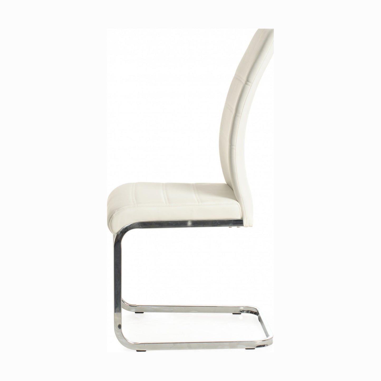 Chara Metal Dining Chair Set of 2 - White