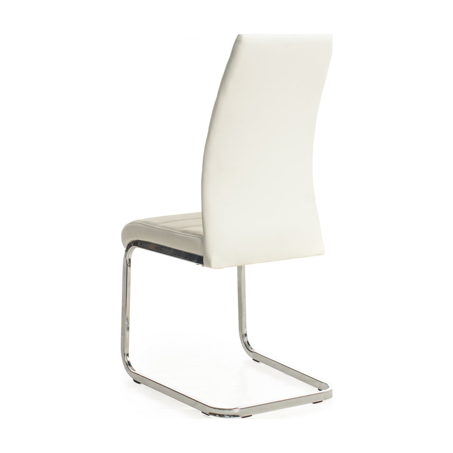 Chara Metal Dining Chair Set of 2 - White