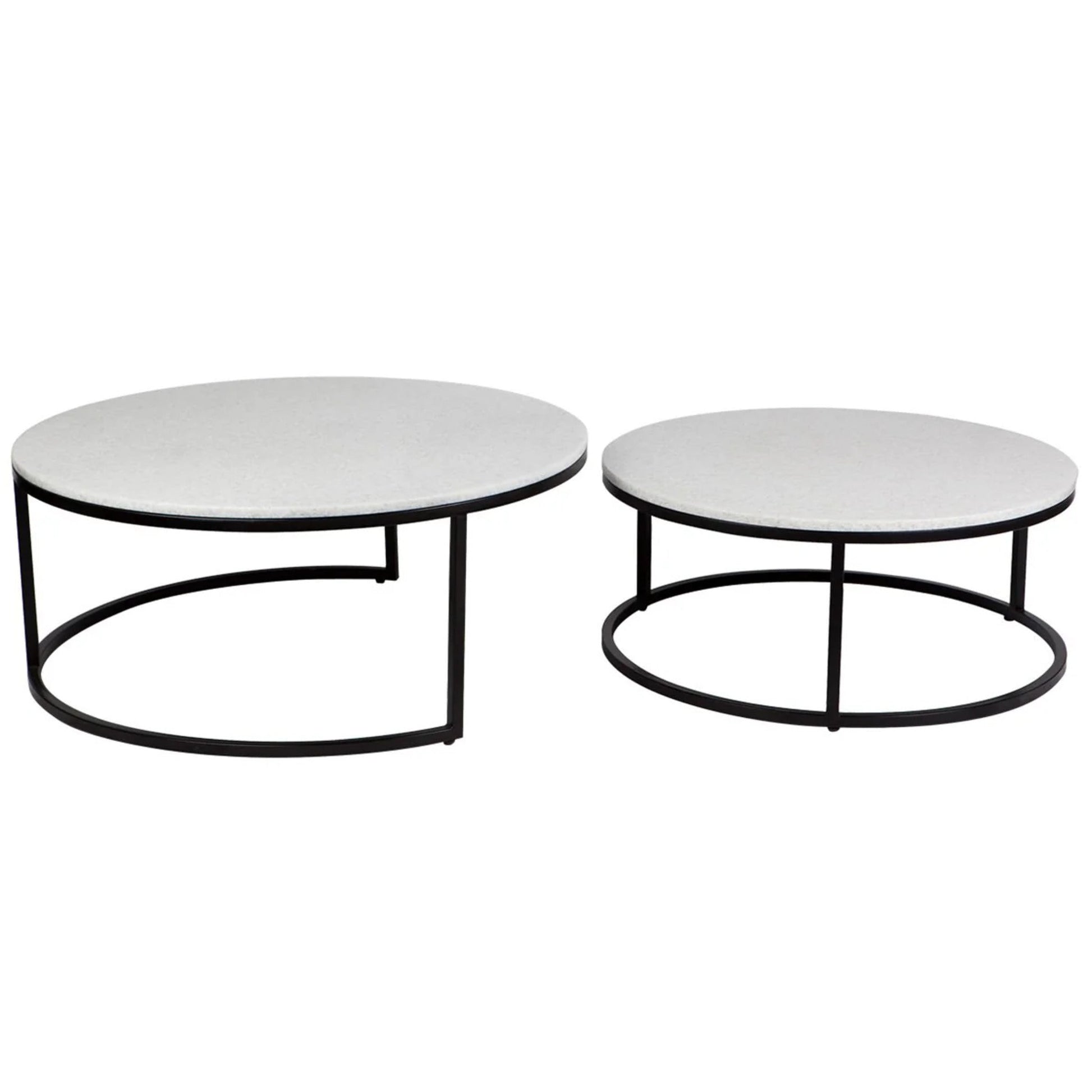 Chloe Stone Nesting Coffee Tables Coffee Table Cafe Lighting & Living