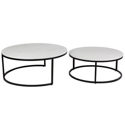 Chloe Stone Nesting Coffee Tables Coffee Table Cafe Lighting & Living