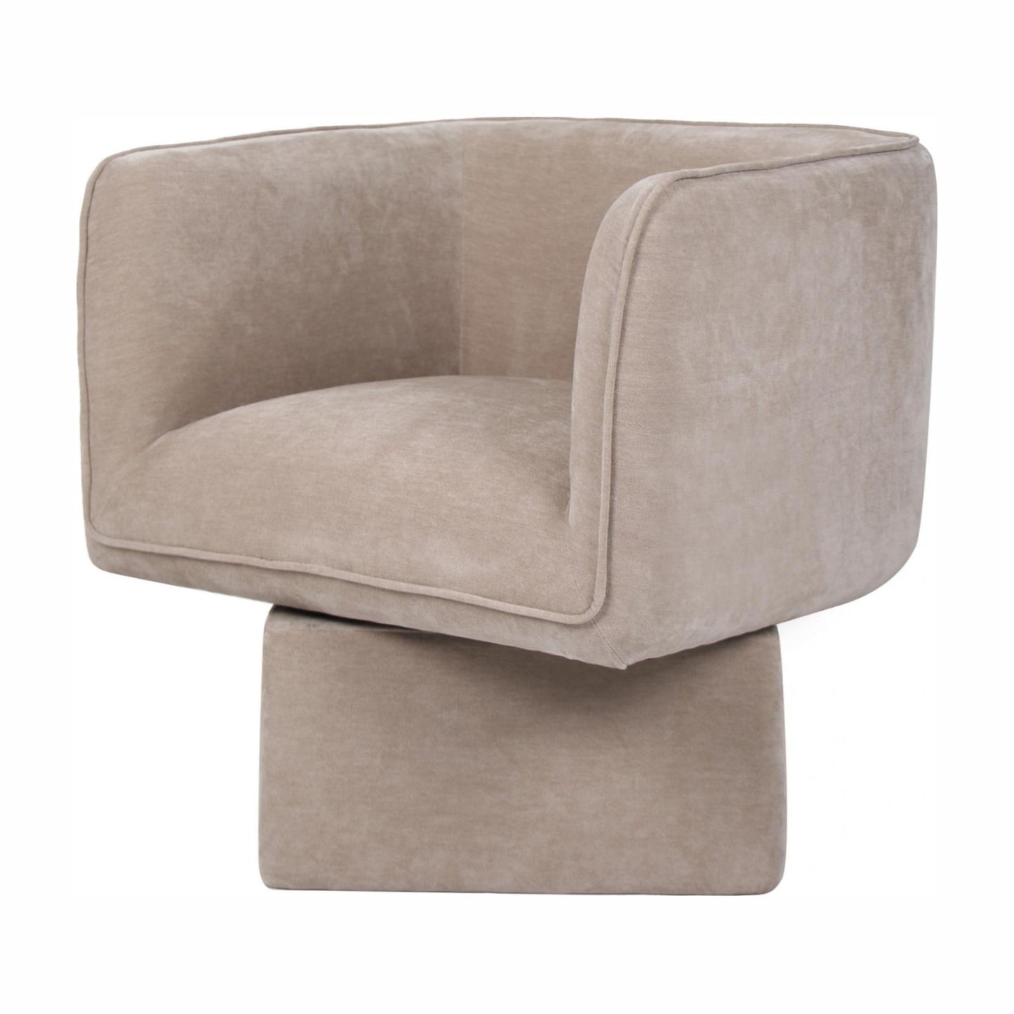 Chloe Fabric Swivel Occasional Chair