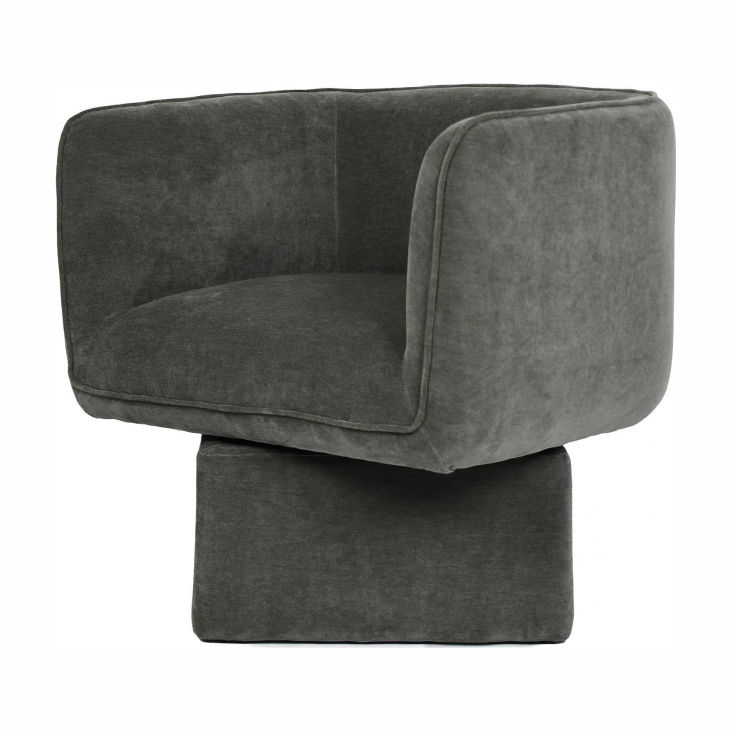 Chloe Fabric Swivel Occasional Chair