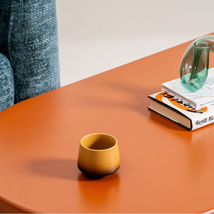 Citrus Wood Coffee Table Matte - Orange