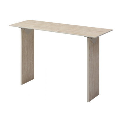 Nero Classico Ceramic Console Table - Travertine