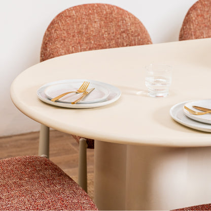 Coastal Stone Dining Table - Pebble