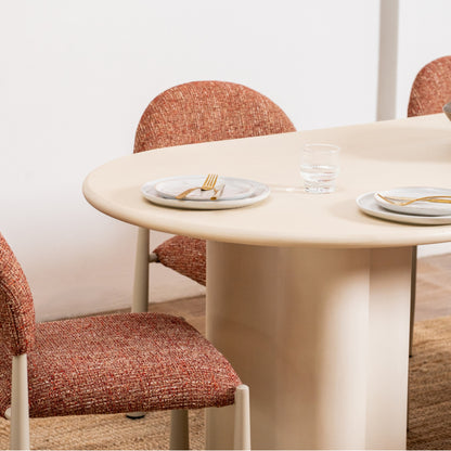 Coastal Stone Dining Table - Pebble