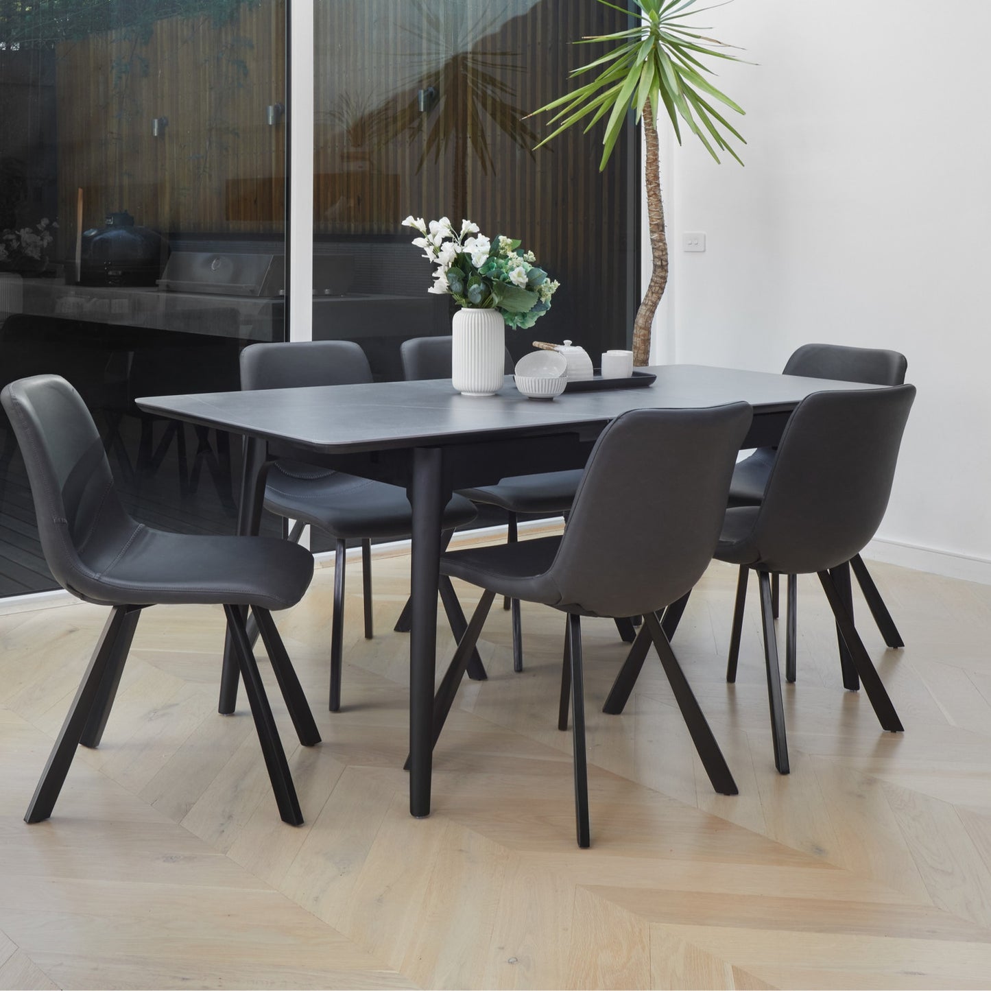 Colin Eco Leather Dining Chair Set of 2