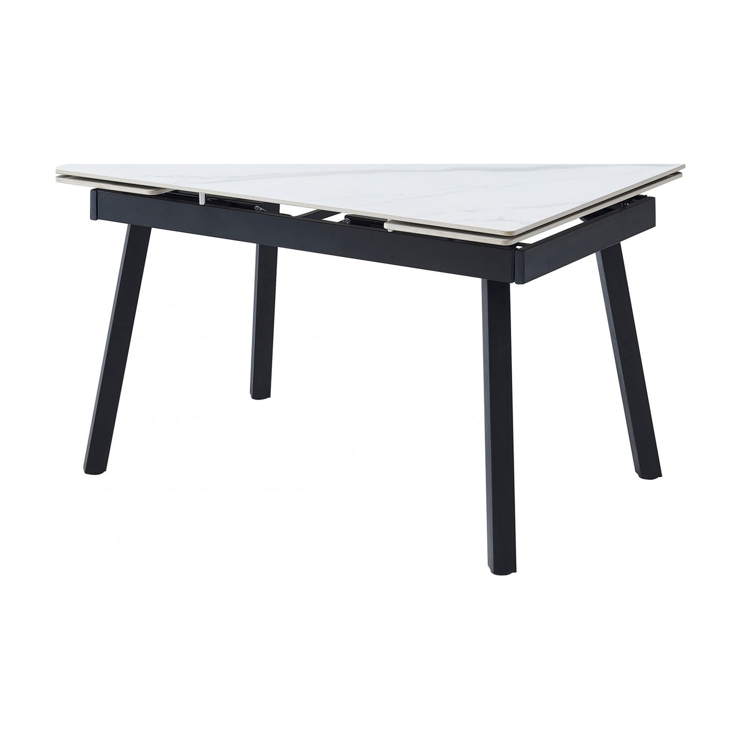 Coral Ceramic Extension Dining Table Matte - Snow White