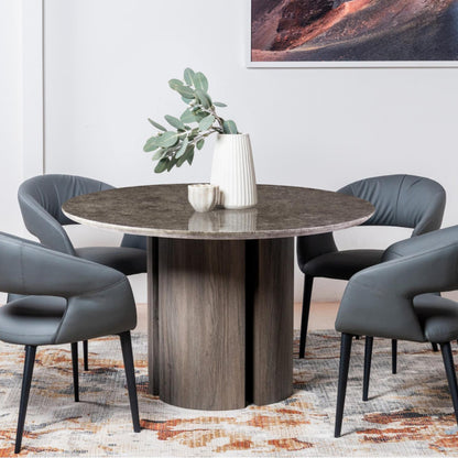 Corfu Marble Dining Table Grey
