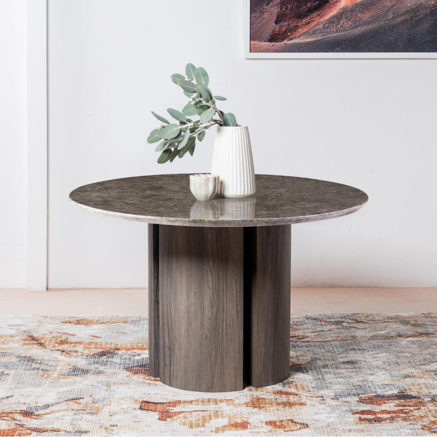Corfu Marble Dining Table Grey