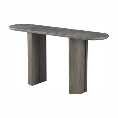 Corfu Marble Console Table Grey