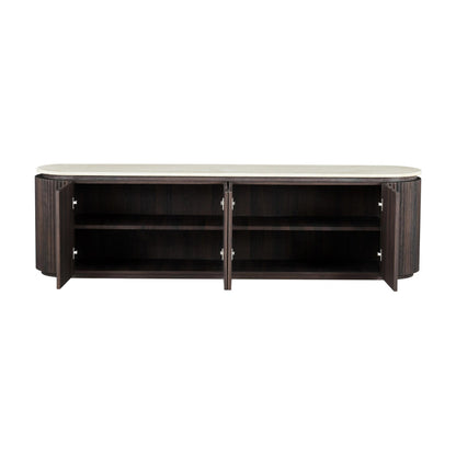 Crete Entertainment TV Unit - Travertine