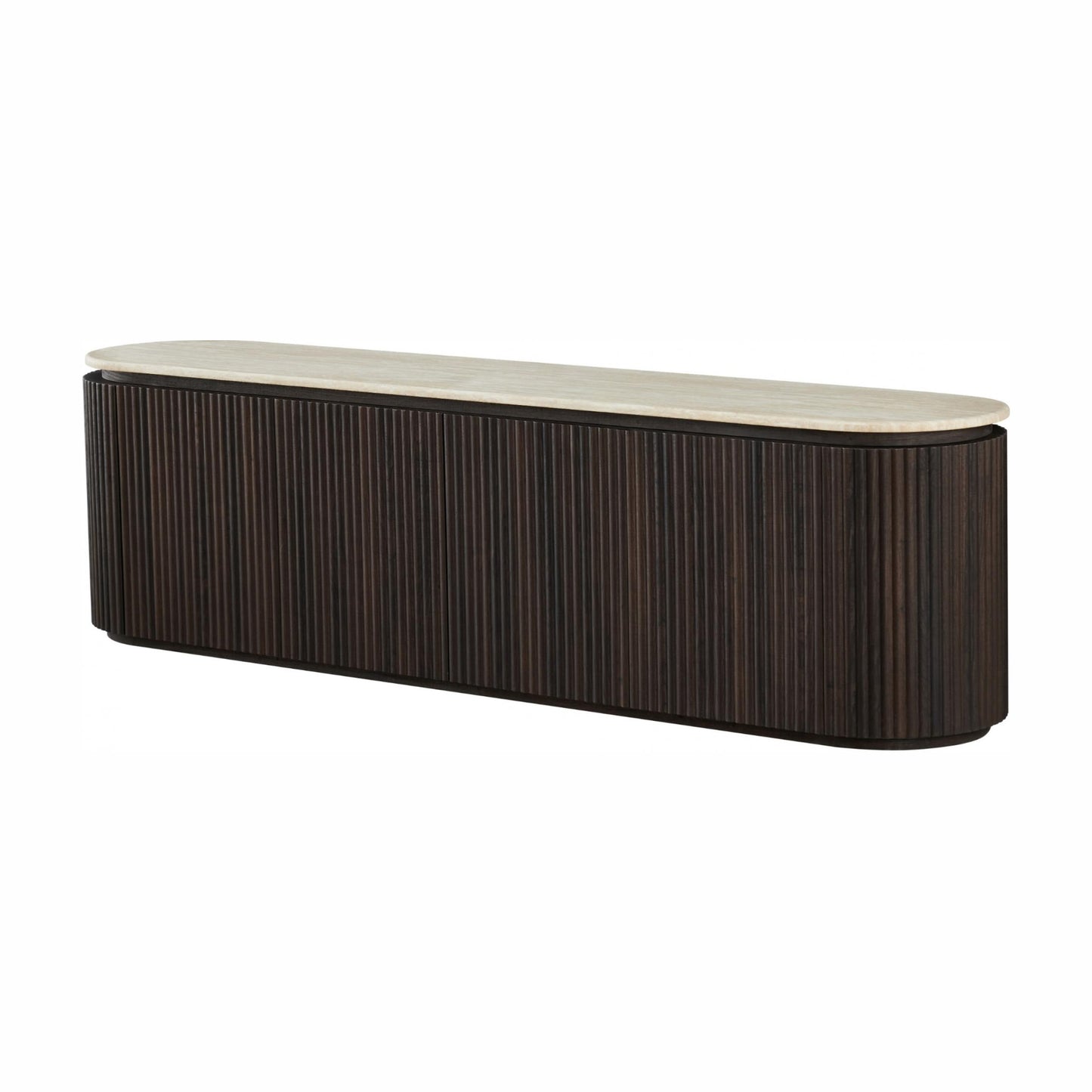 Crete Entertainment TV Unit - Travertine