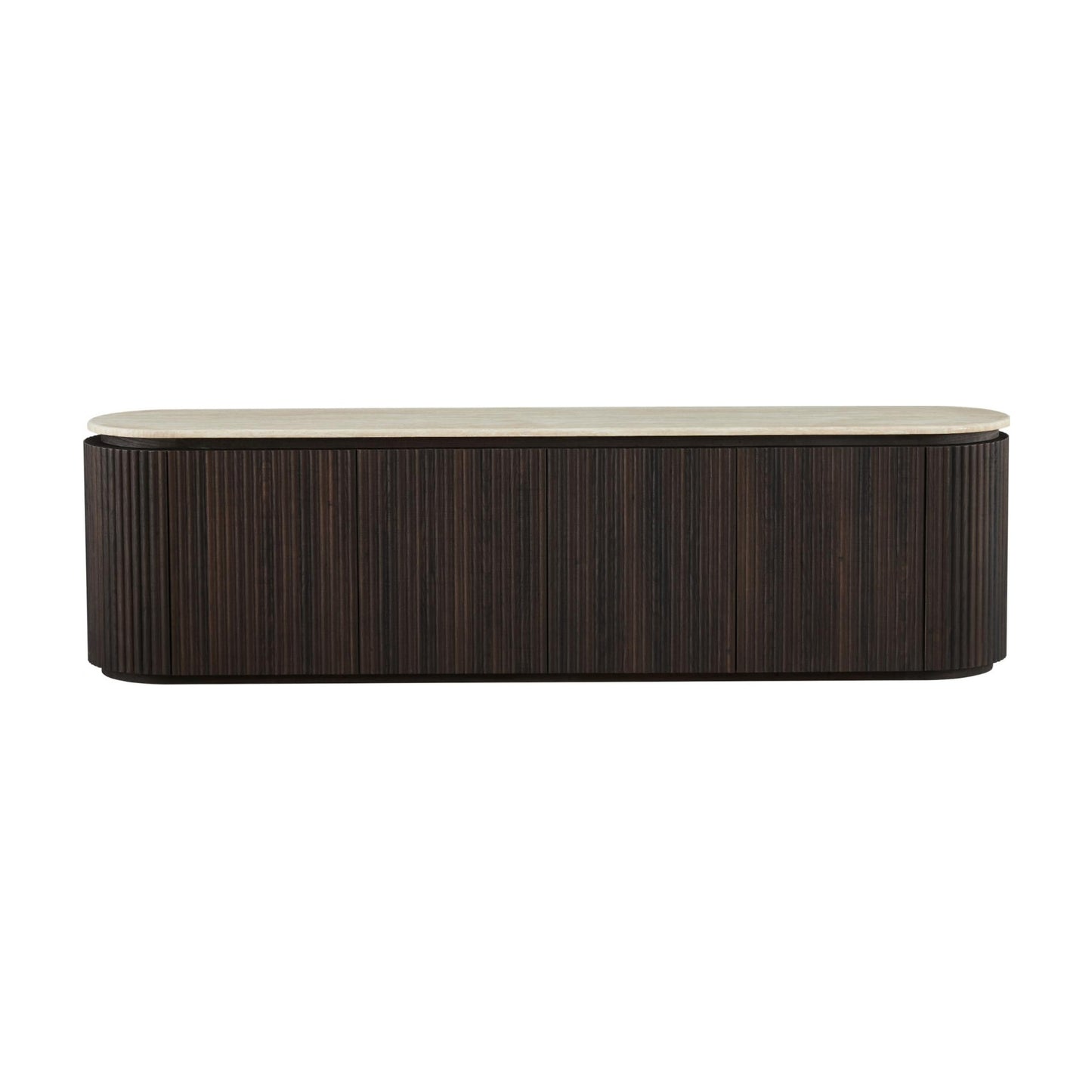 Crete Entertainment TV Unit - Travertine