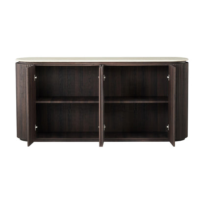 Crete Sideboard Buffet Table - Travertine