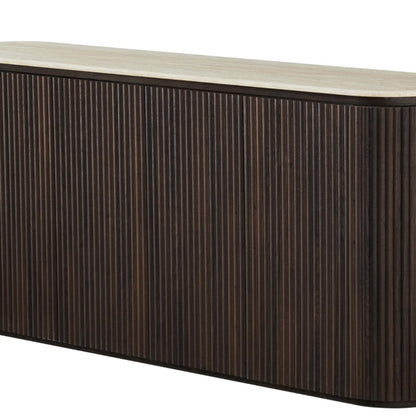 Crete Sideboard Buffet Table - Travertine