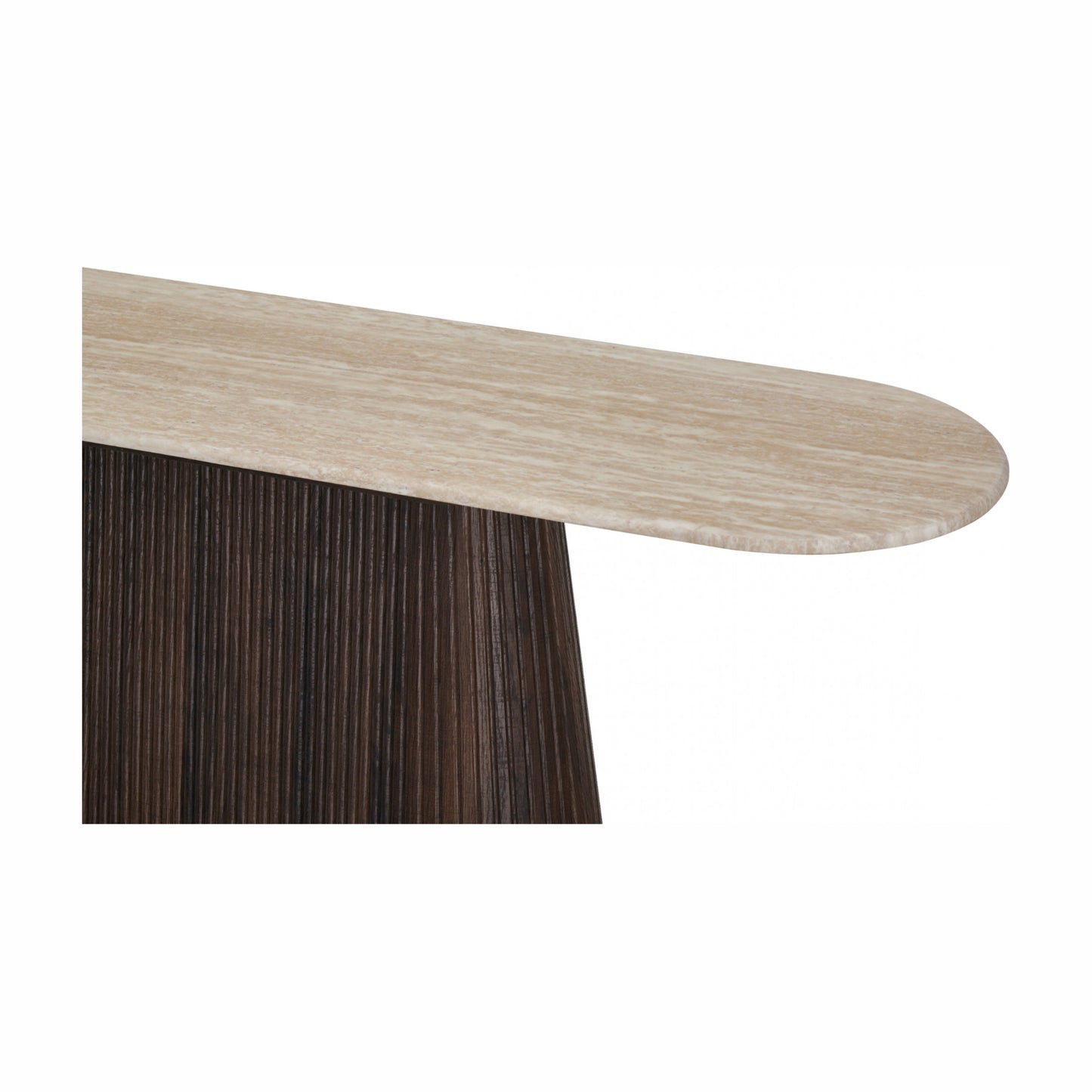 Crete Console Table - Travertine