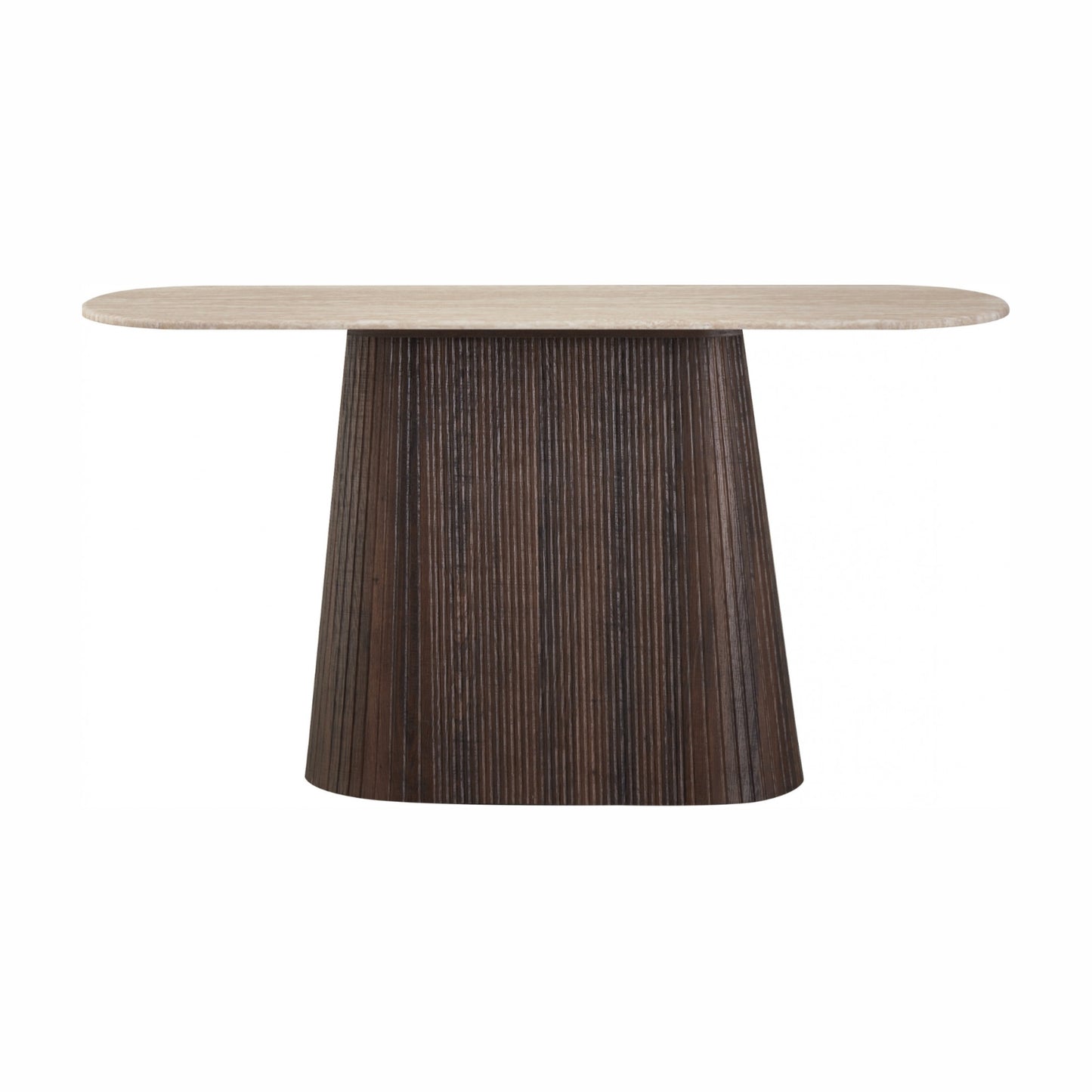 Crete Console Table - Travertine