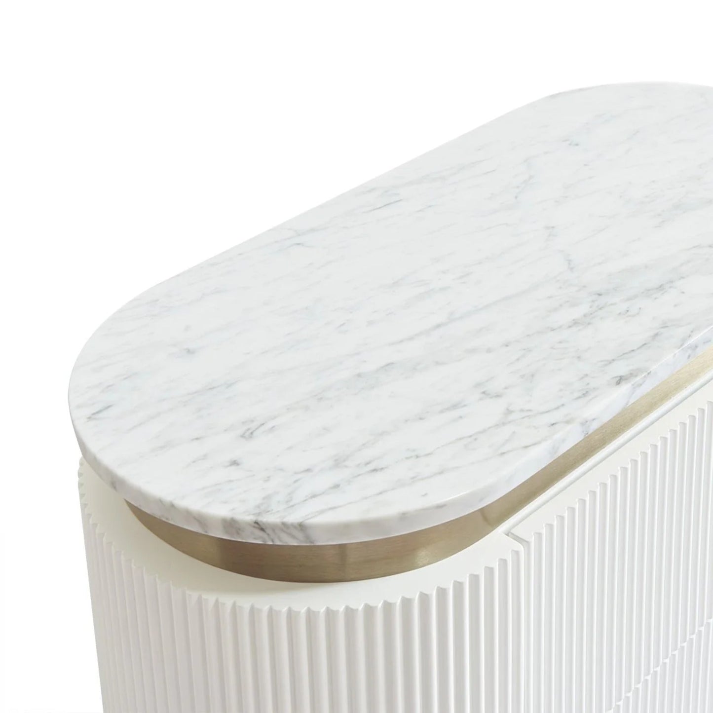 Demarco Marble Top Bedside Table Bedside Table Cafe Lighting & Living