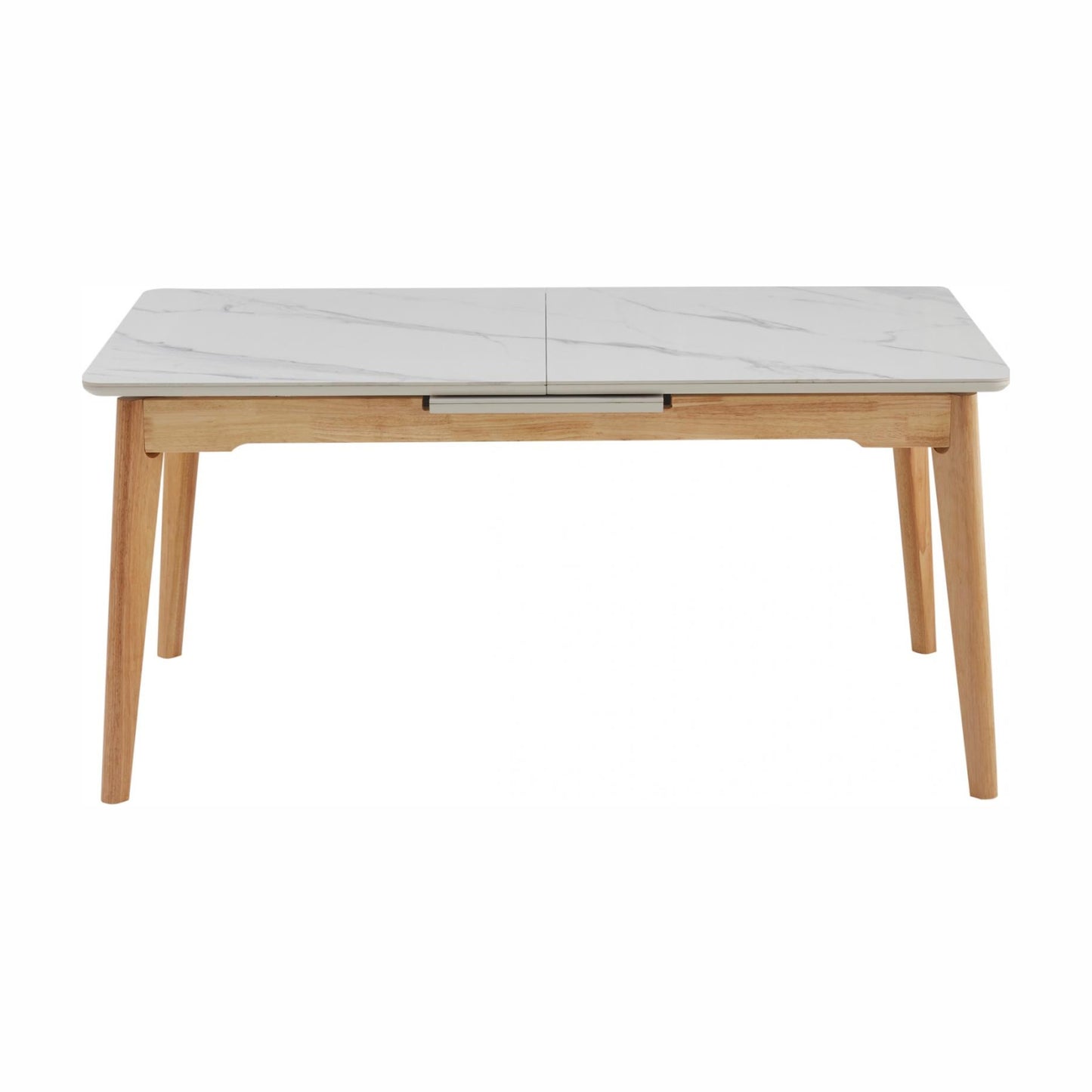Denmark Ceramic Extension Dining Table - Snow White