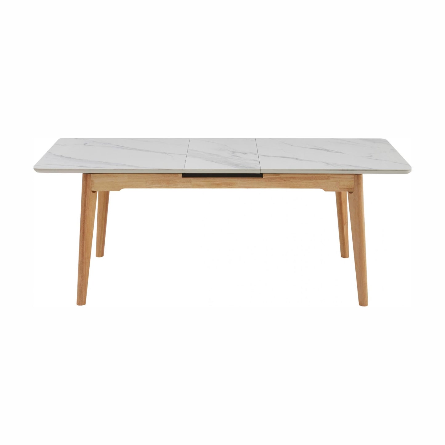 Denmark Ceramic Extension Dining Table - Snow White