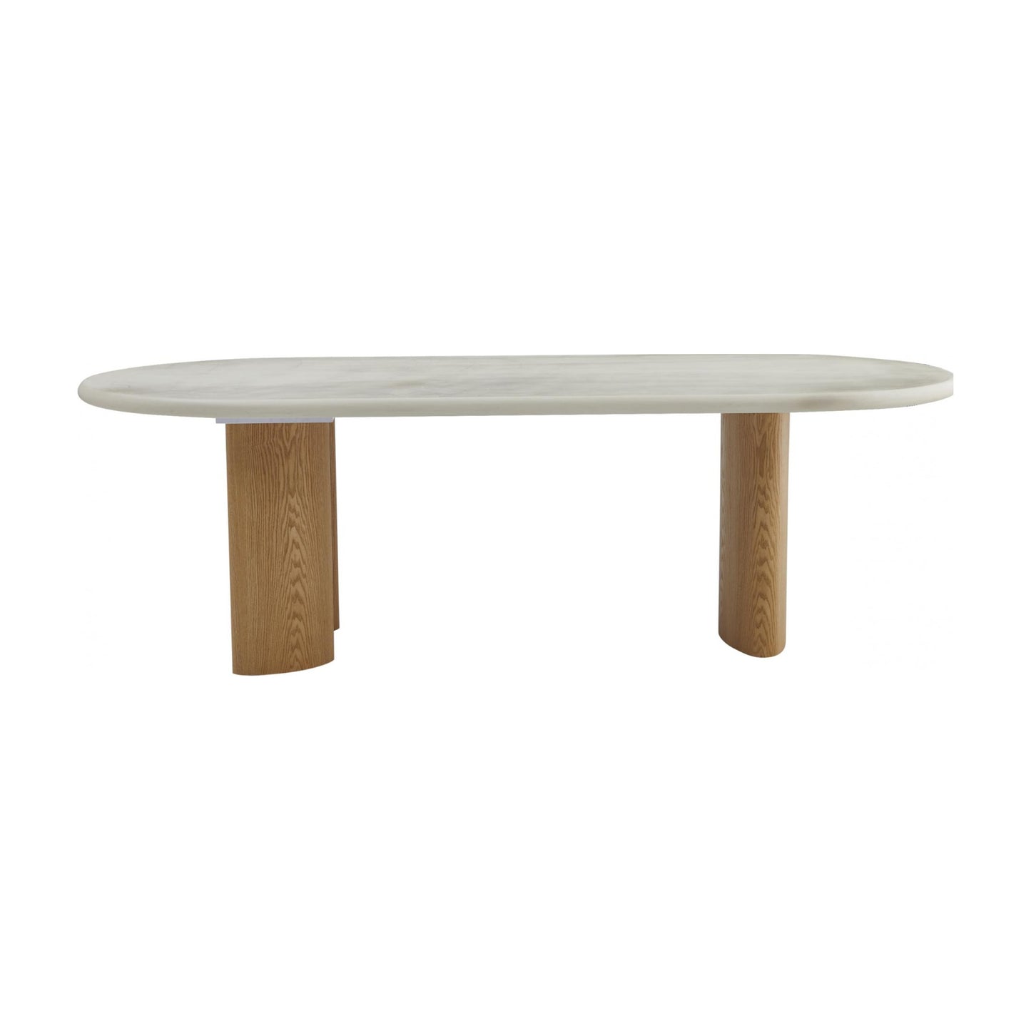 Eclipse Wood Dining Table - Pebble