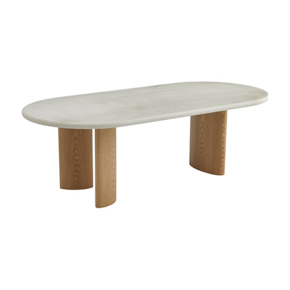 Eclipse Wood Dining Table - Pebble