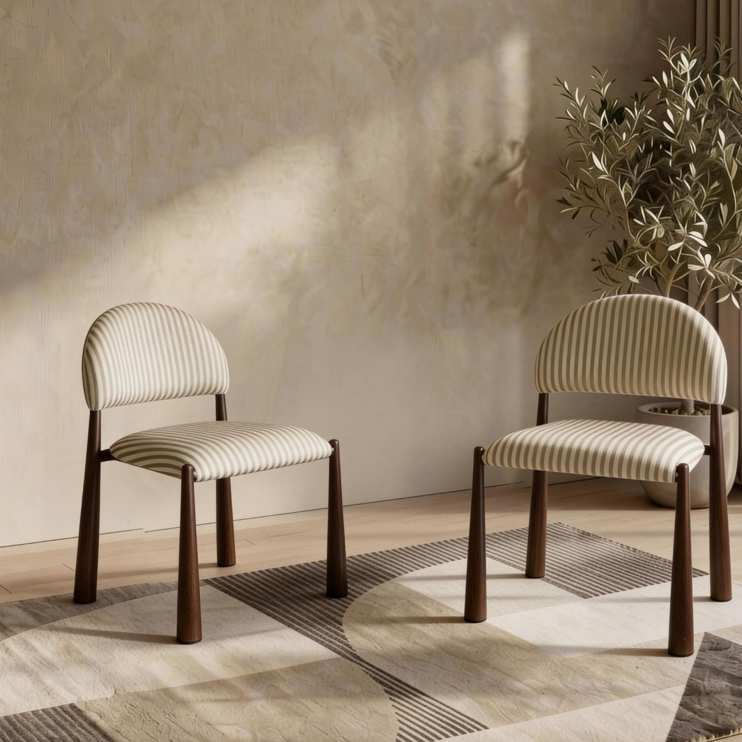 Egypt Metal Dining Chair Set of 2