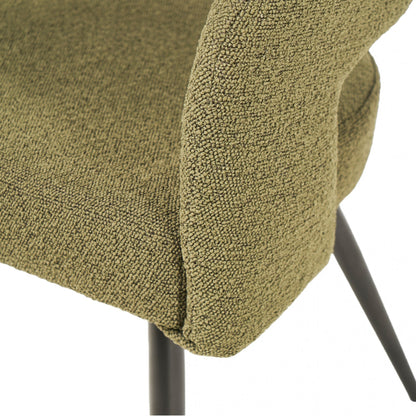 Emery Fabric Dining Chair - Olive