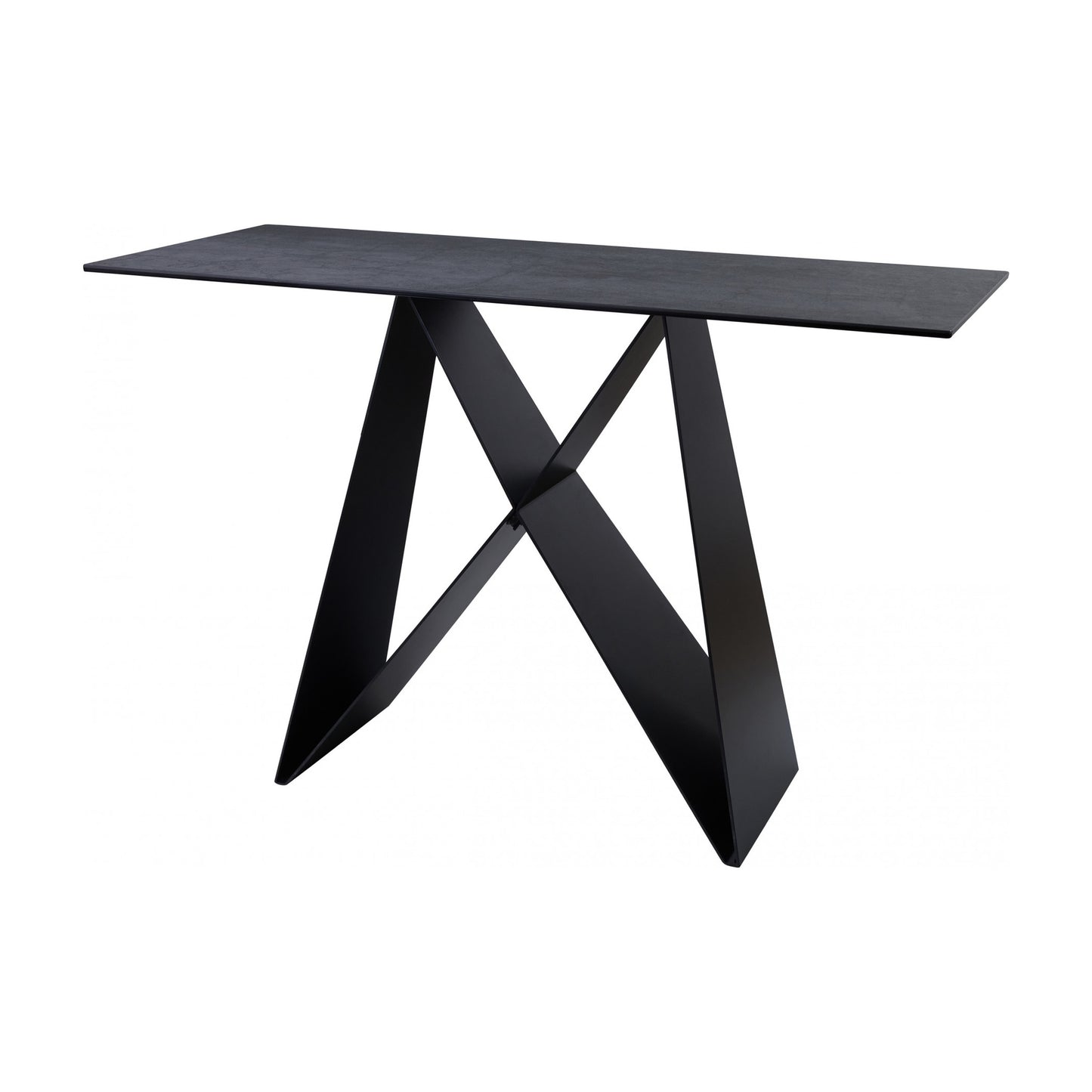 Etna Ceramic Console Table - Shadow Grey