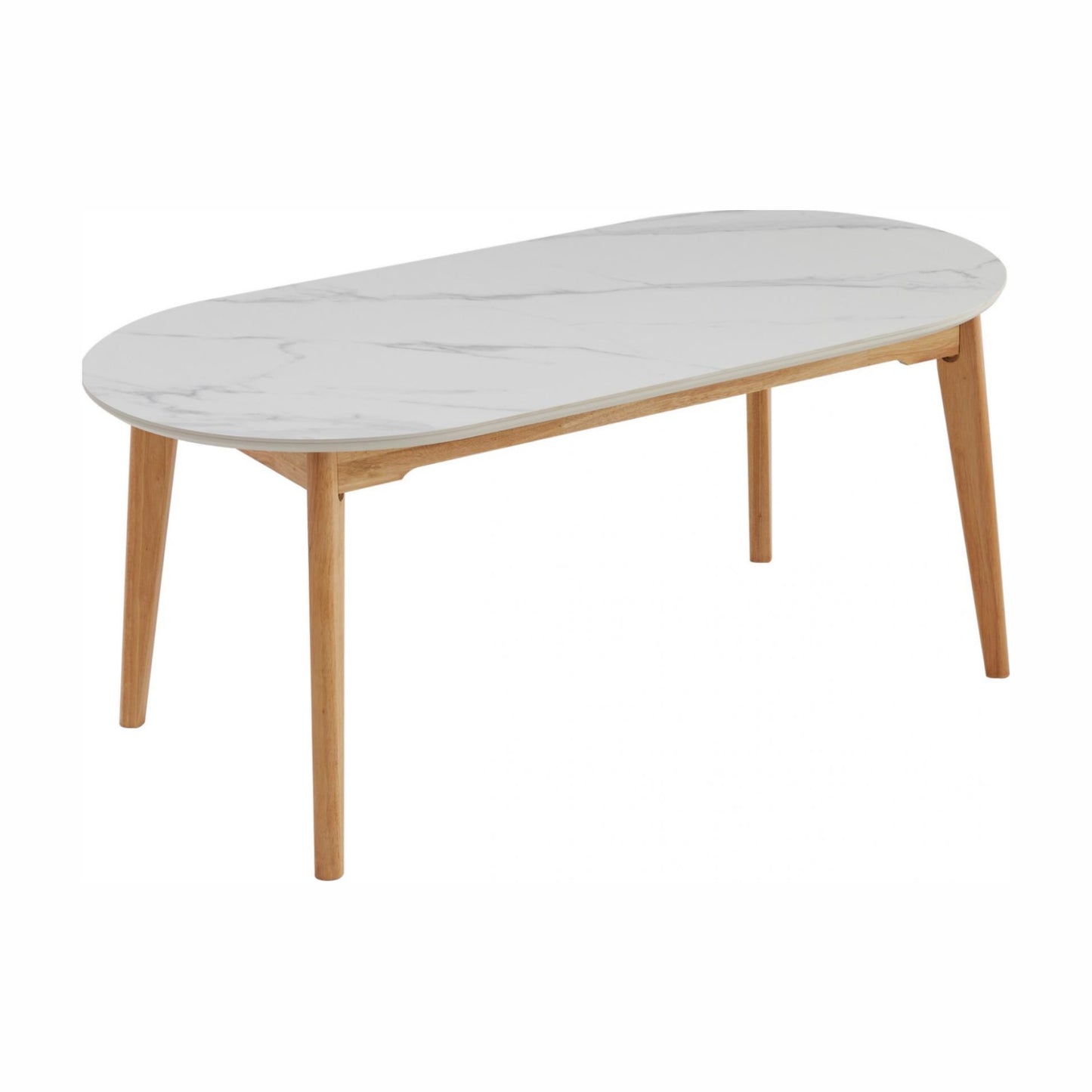 Finland Ceramic Dining Table - Snow White