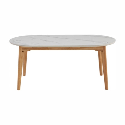 Finland Ceramic Dining Table - Snow White