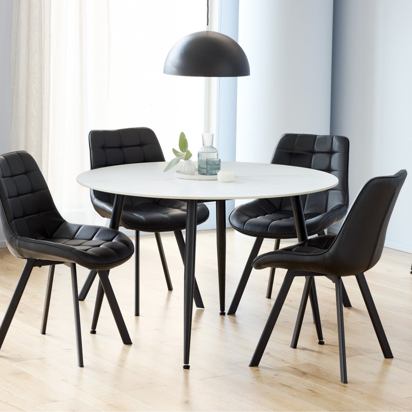 Forest Leather Dining Chair Set of 2