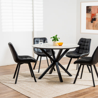Forest Leather Dining Chair Set of 2