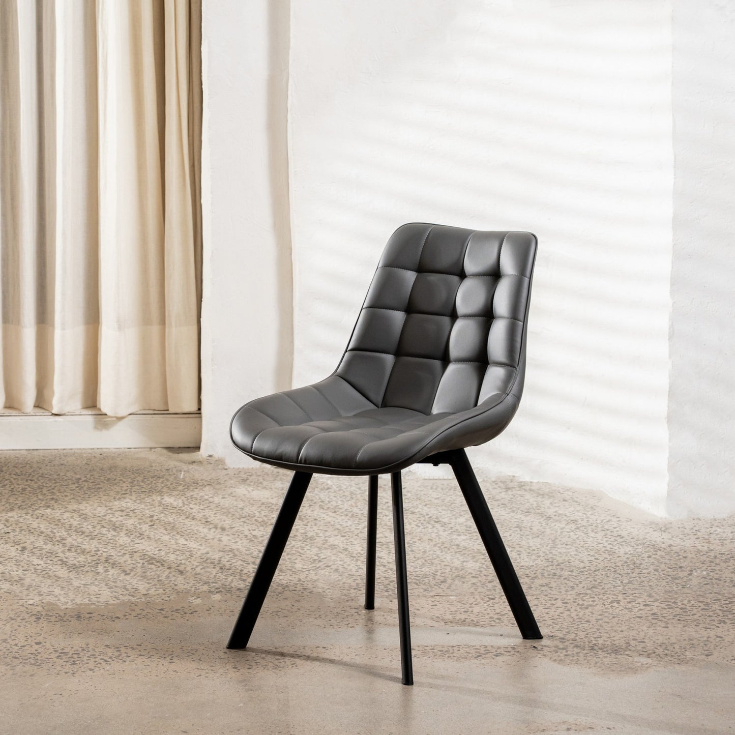 Forest Leather Dining Chair Set of 2