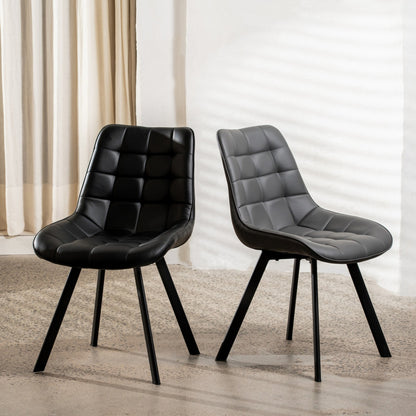 Forest Leather Dining Chair Set of 2