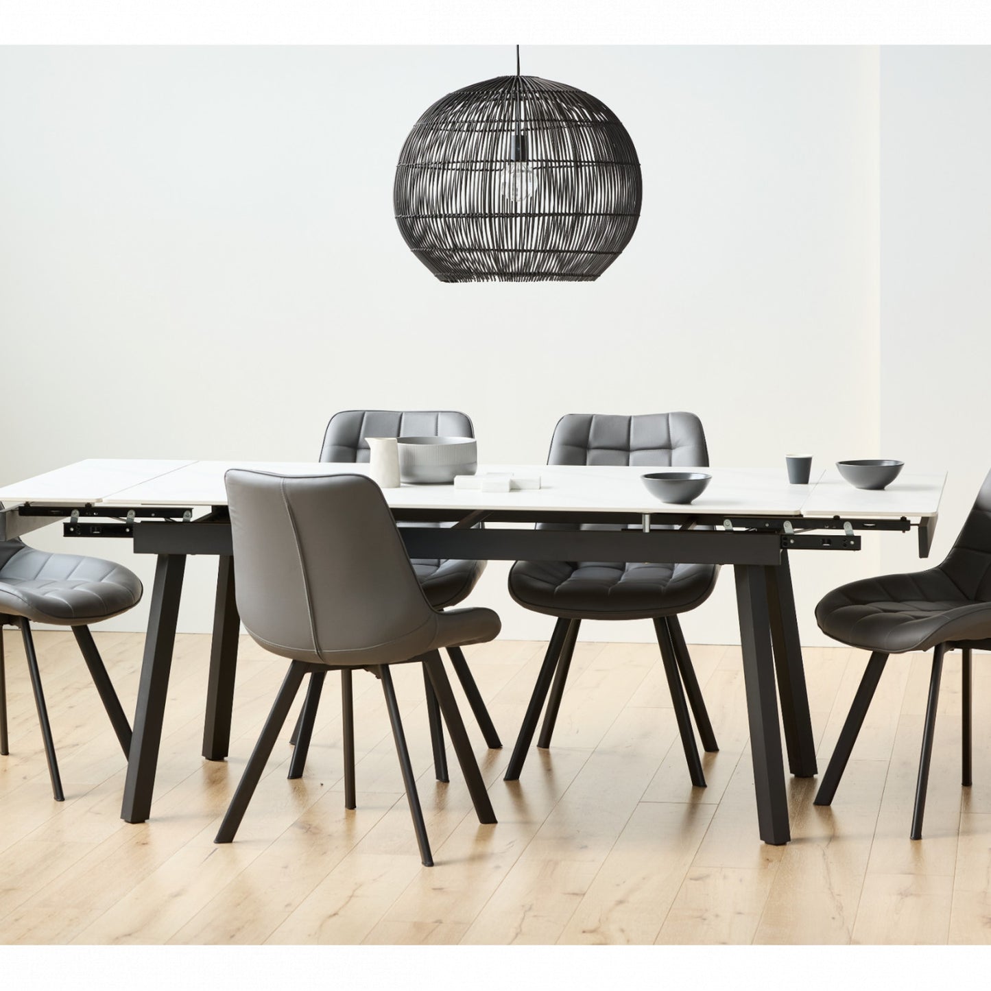 Forest Leather Dining Chair Set of 2
