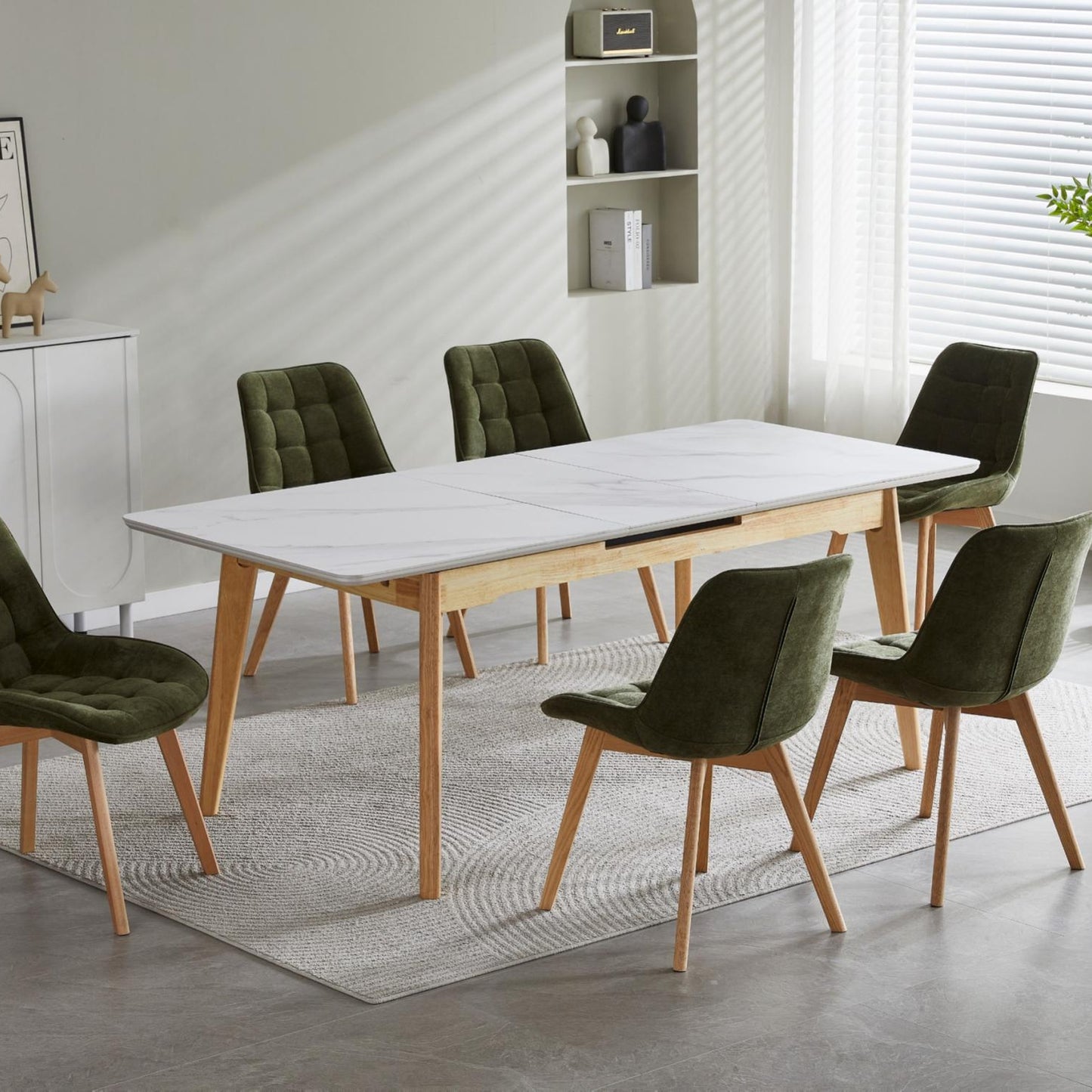 Forest Natural Wood Dining Chair Set of 2