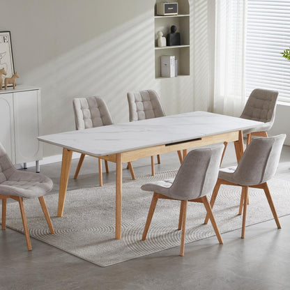 Forest Natural Wood Dining Chair Set of 2