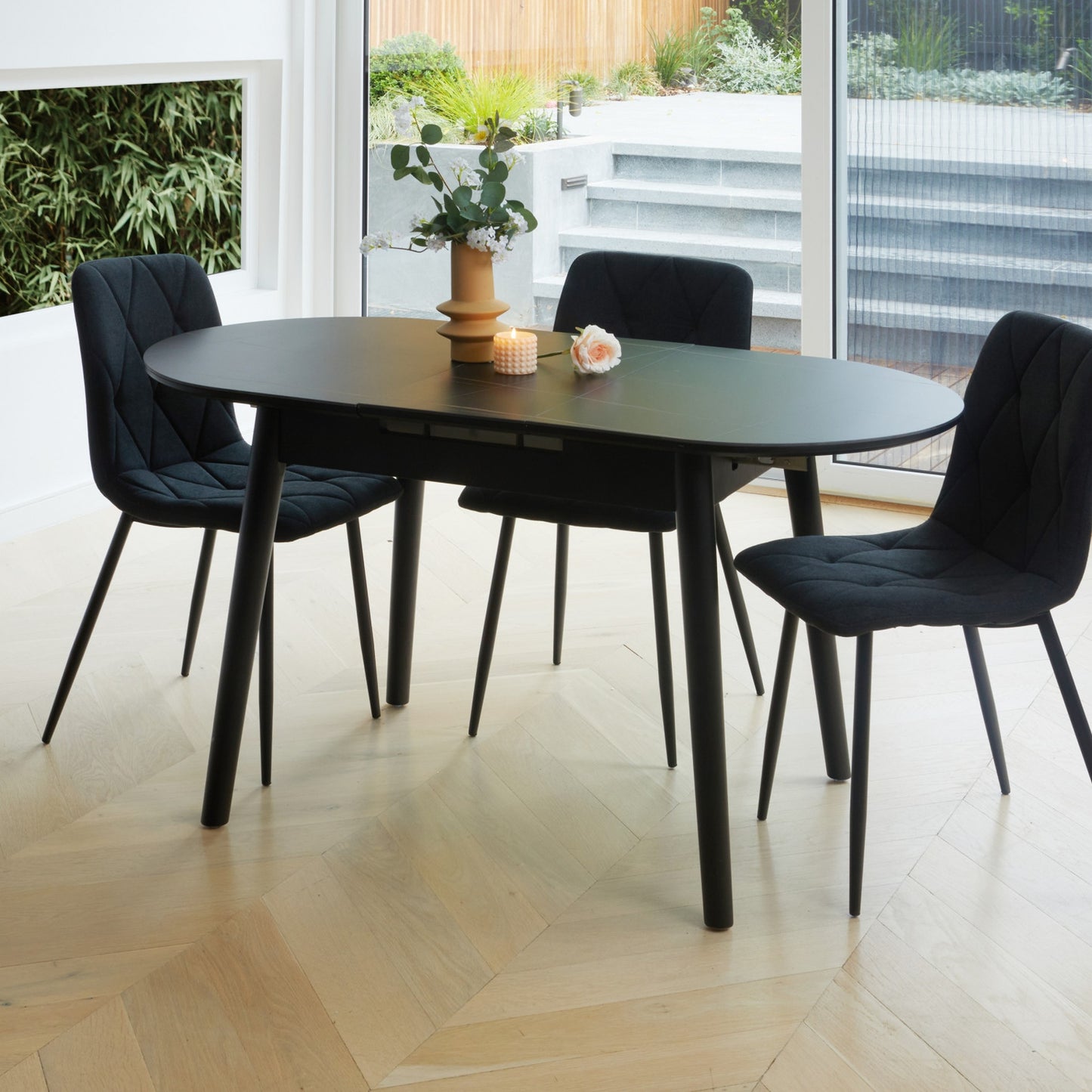 Gena Ceramic Extension Dining Table
