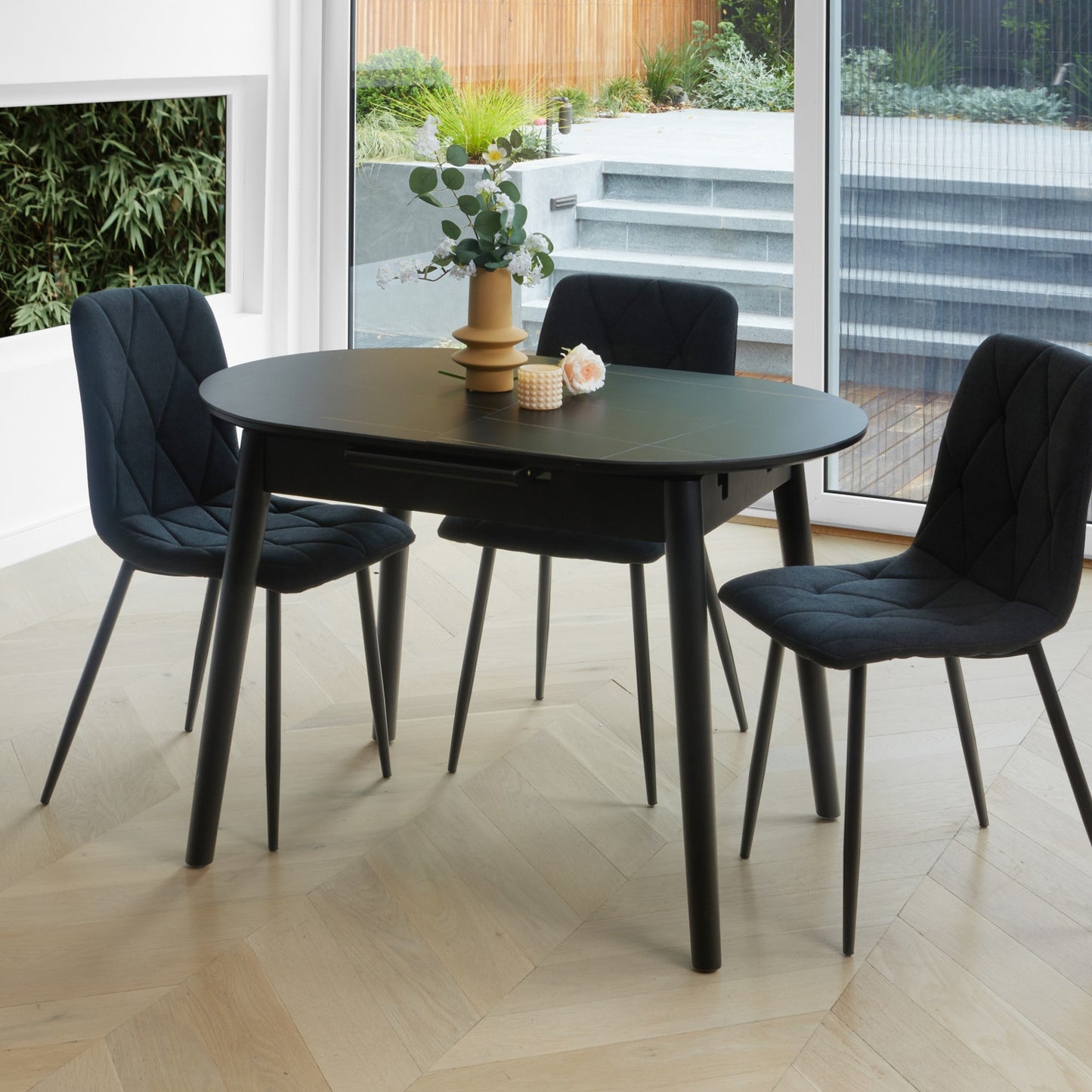 Gena Ceramic Extension Dining Table