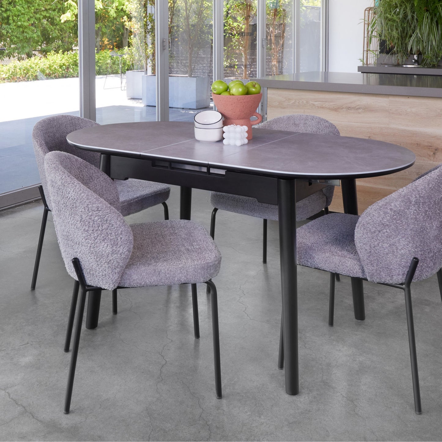 Gena Ceramic Extension Dining Table