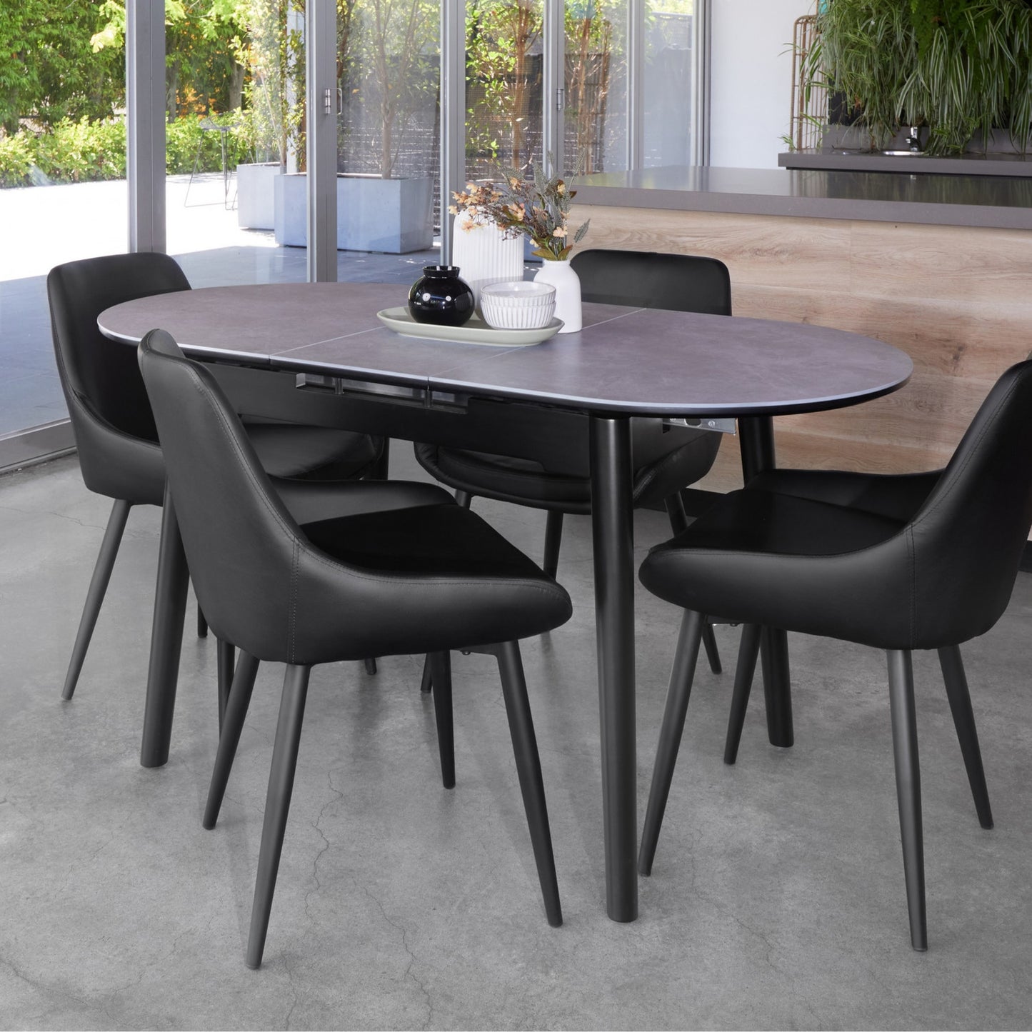 Gena Ceramic Extension Dining Table