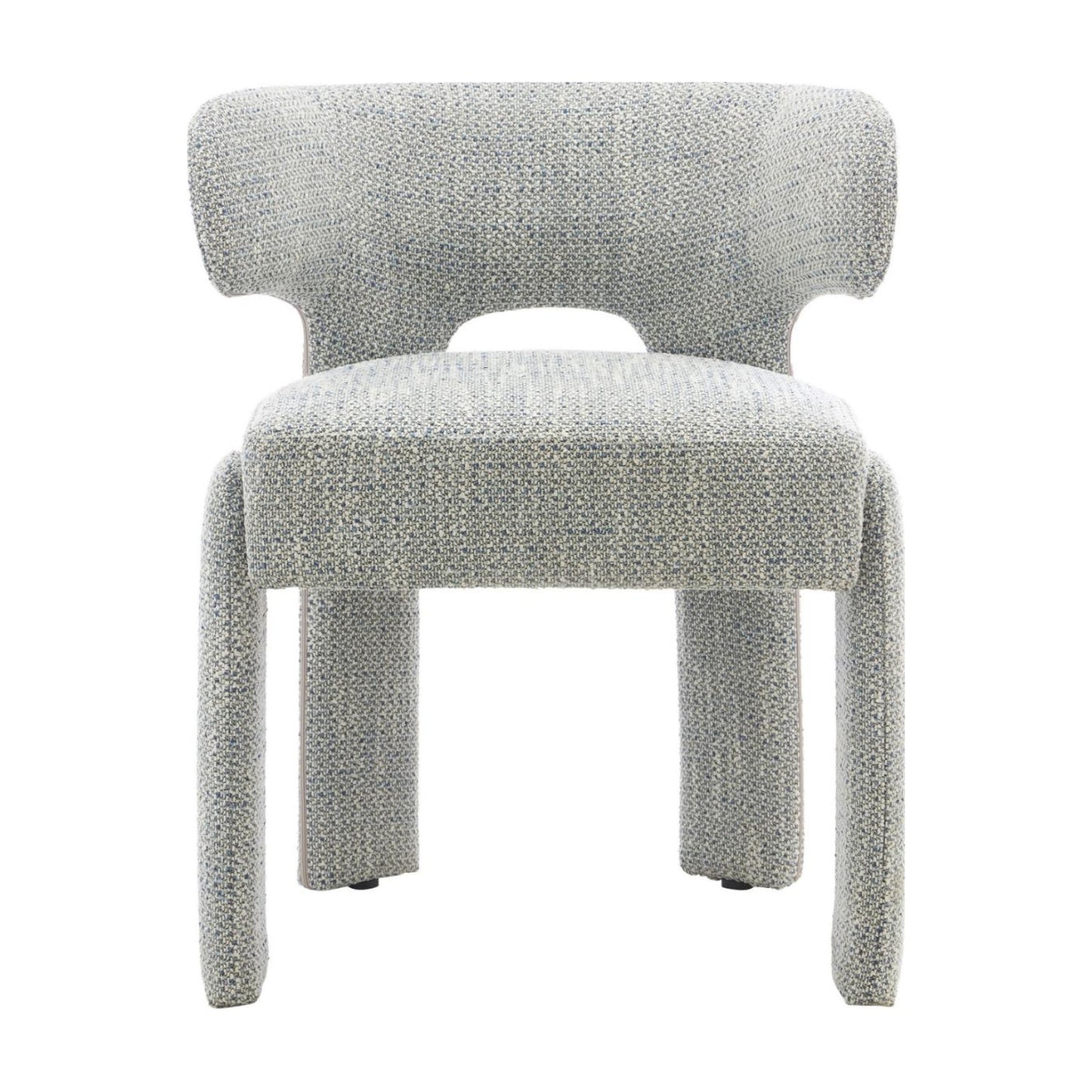 Geneva Fabric Dining Chair - Blue Grey