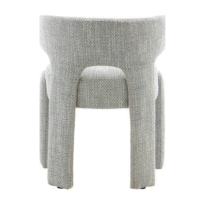 Geneva Fabric Dining Chair - Blue Grey