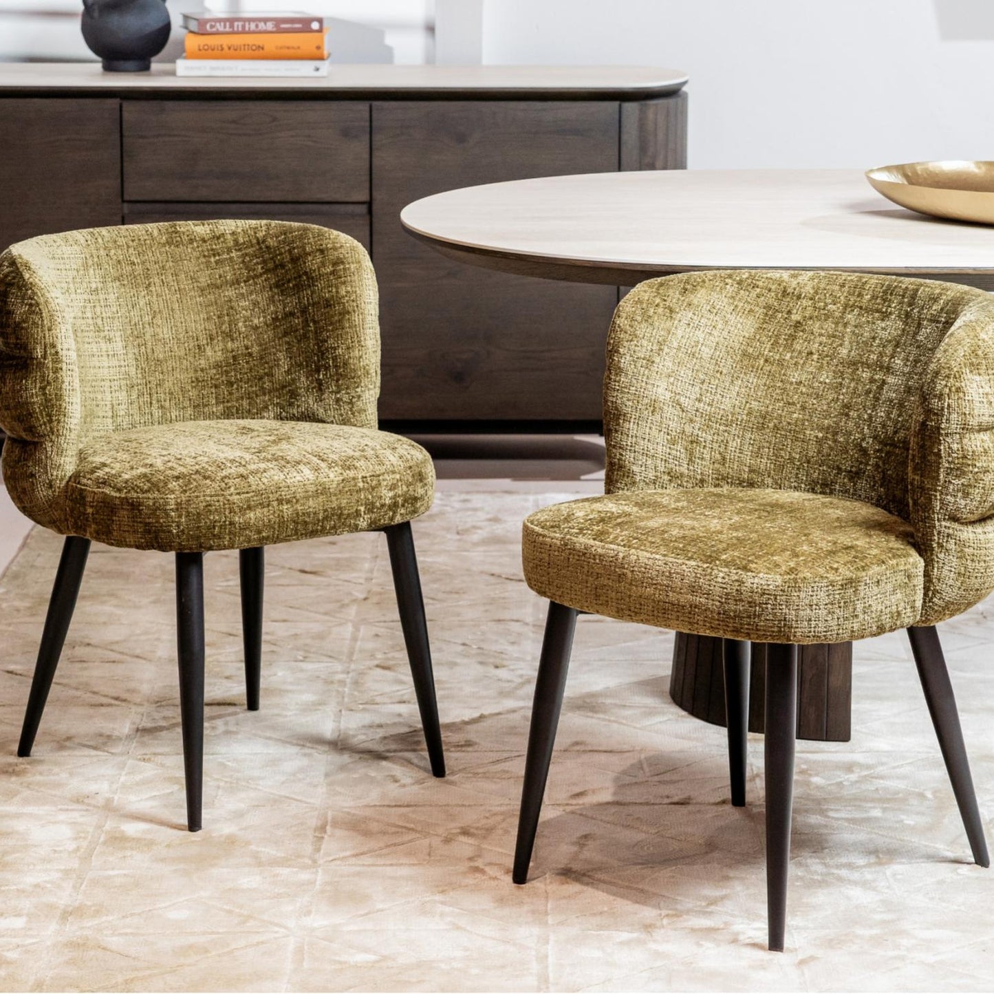 Greta Metal Dining Chair Set of 2